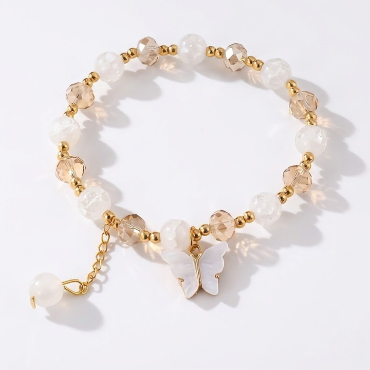 Pulseira Borboleta Branca Graça