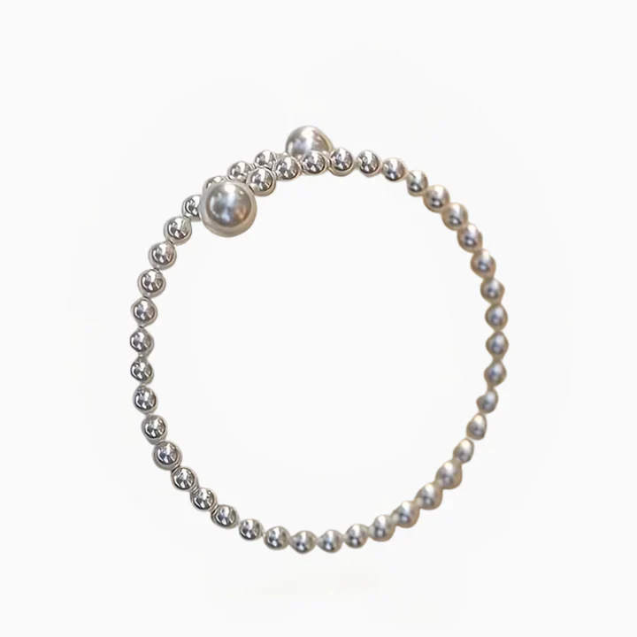 Pulseira de Pérolas Ajustável Serenidade