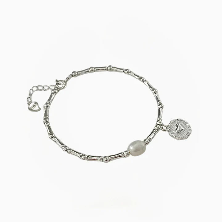 Pulseira Coração de Madrepérola