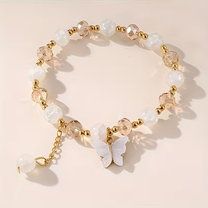 Pulseira Borboleta Branca Graça