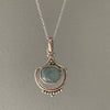 Colar Boho Opal em Prata