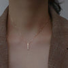 Colar Elegante com Zircónias em Ouro