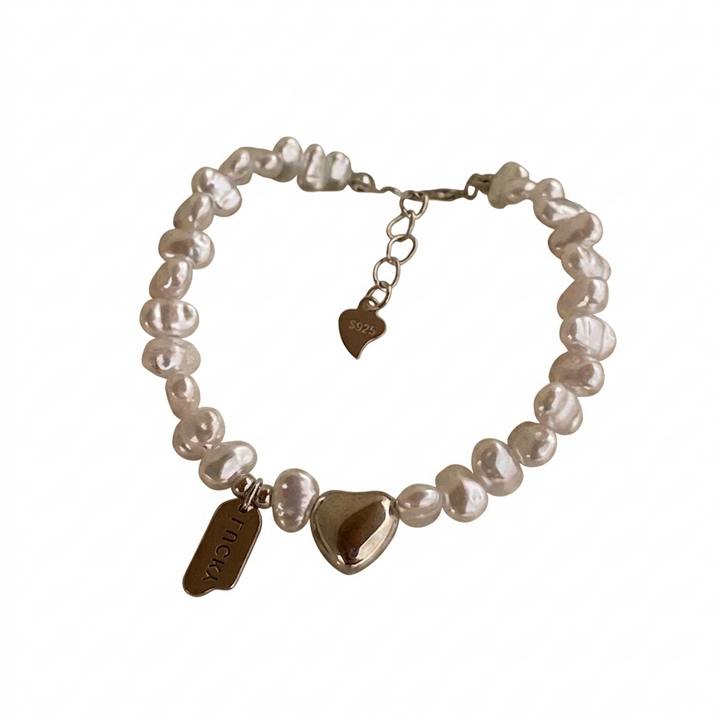 Pulseira Coração Madrepérola