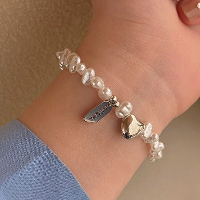 Pulseira Coração Madrepérola