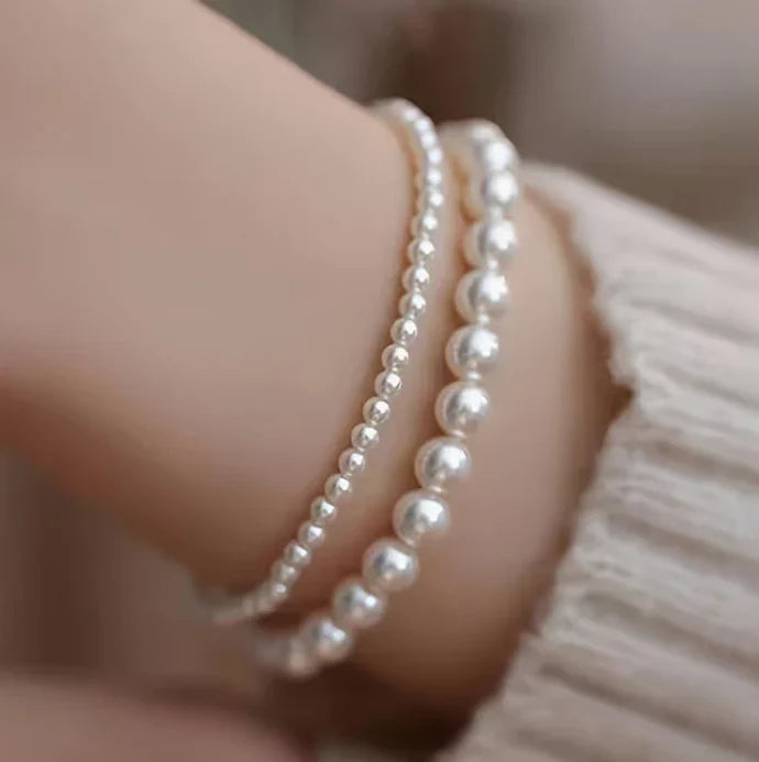 Conjunto de Pulseiras Pérola