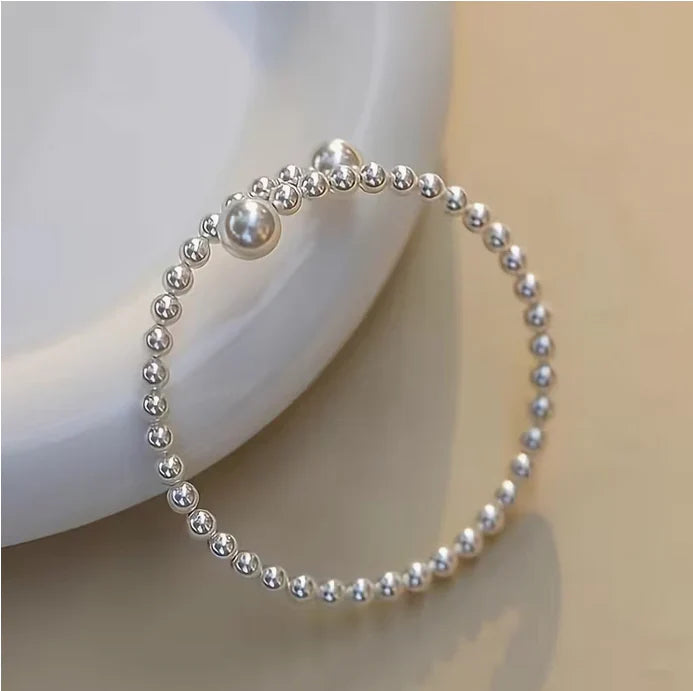 Pulseira de Pérola Ajustável