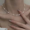 Colar de Pérola Elegante e Brilhante