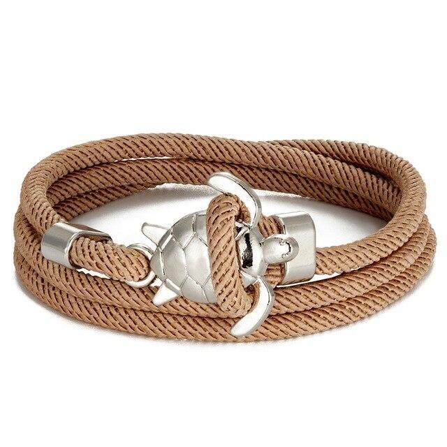 Pulseira de Tartaruga Marinha Feita à Mão