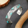 Pulseira Vintage Boémia Tribal Turquesa